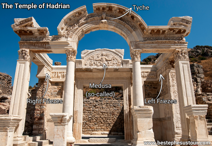 The Temple of Hadrian in Ephesus