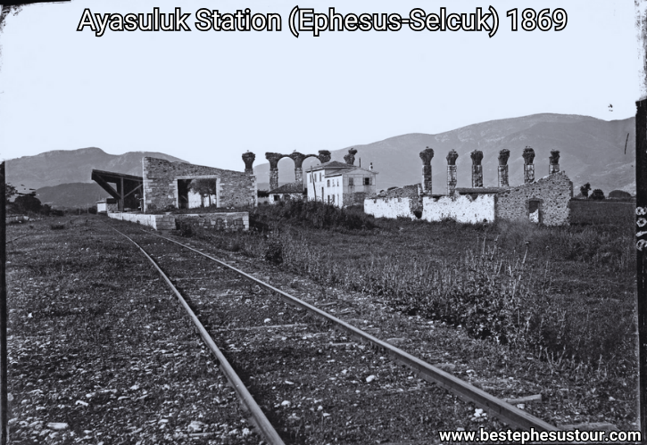 Ayasuluk train station Ephesus excavations 1869