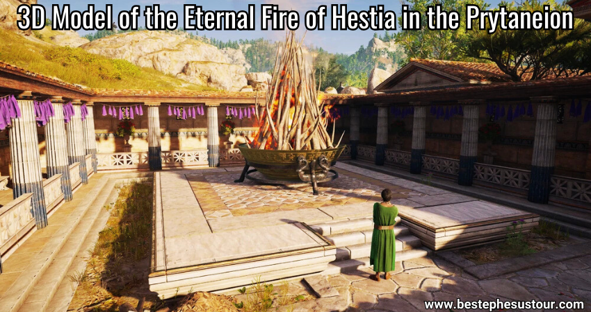 3D Model of the Eternal Fire of Hestia in the Prytaneion of Ephesus