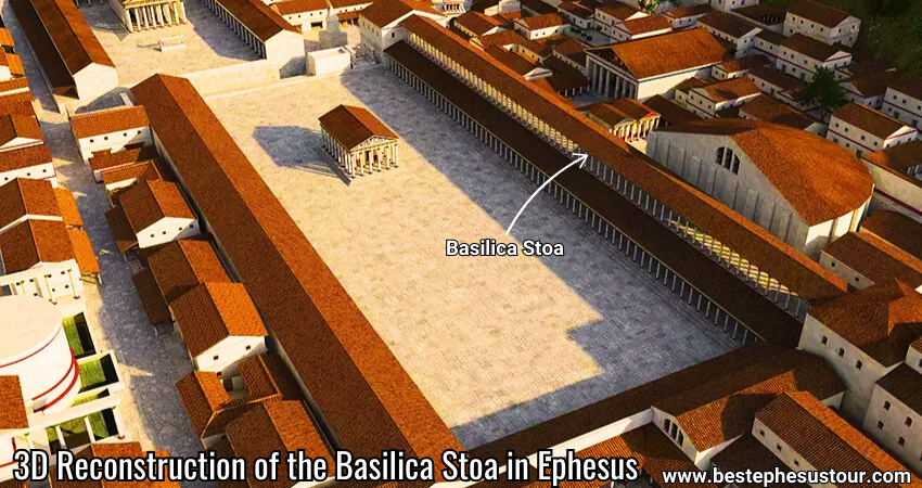 3D Reconstraction of the Basilica Stoa in Ephesus