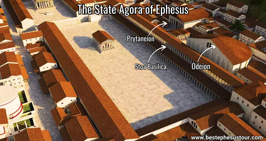 3D Reconstruction of the state agora of Ephesus