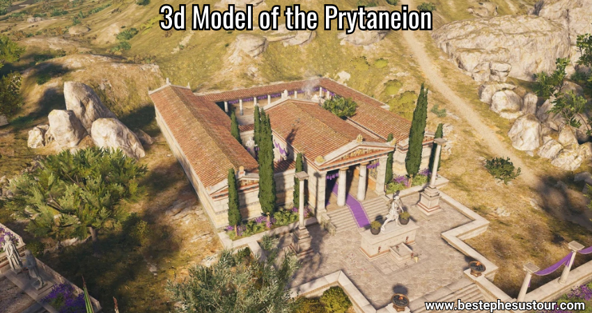 3d Model of the Prytaneion of Ephesus