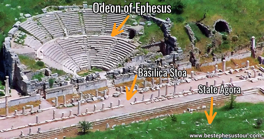 Ephesus Ancient City Odeon Top View