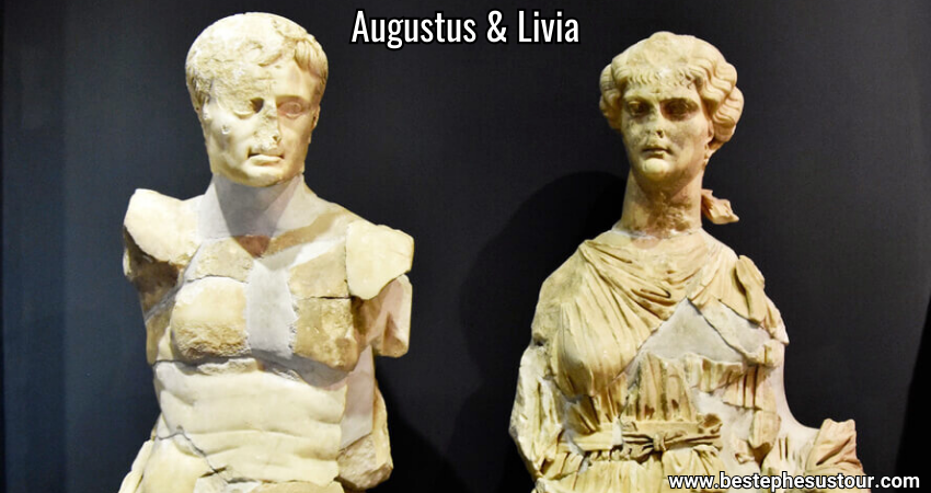 Statues of Augustus and Livia ephesus archaeology museum