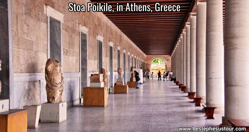 Stoa Poikile, in Athens, Greece