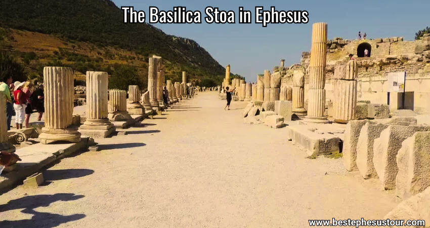 The Basilica Stoa in Ephesus