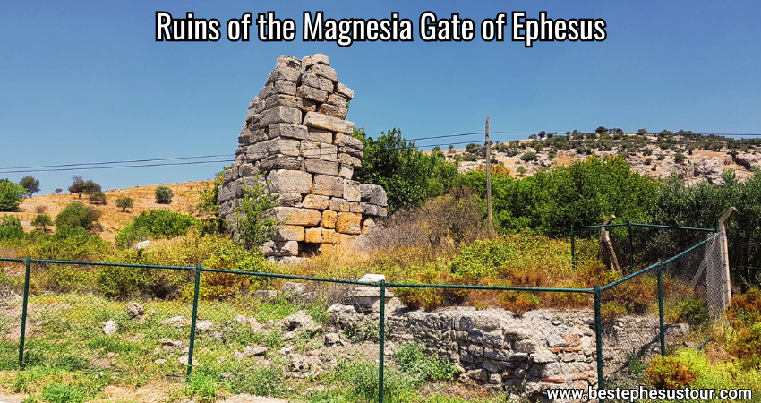 ruins of the magnesia gate of ephesus