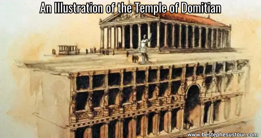 An Illustration of the Temple of Domitian