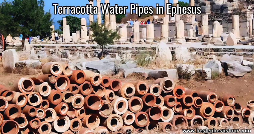 Terracotta Water Pipes in Ephesus